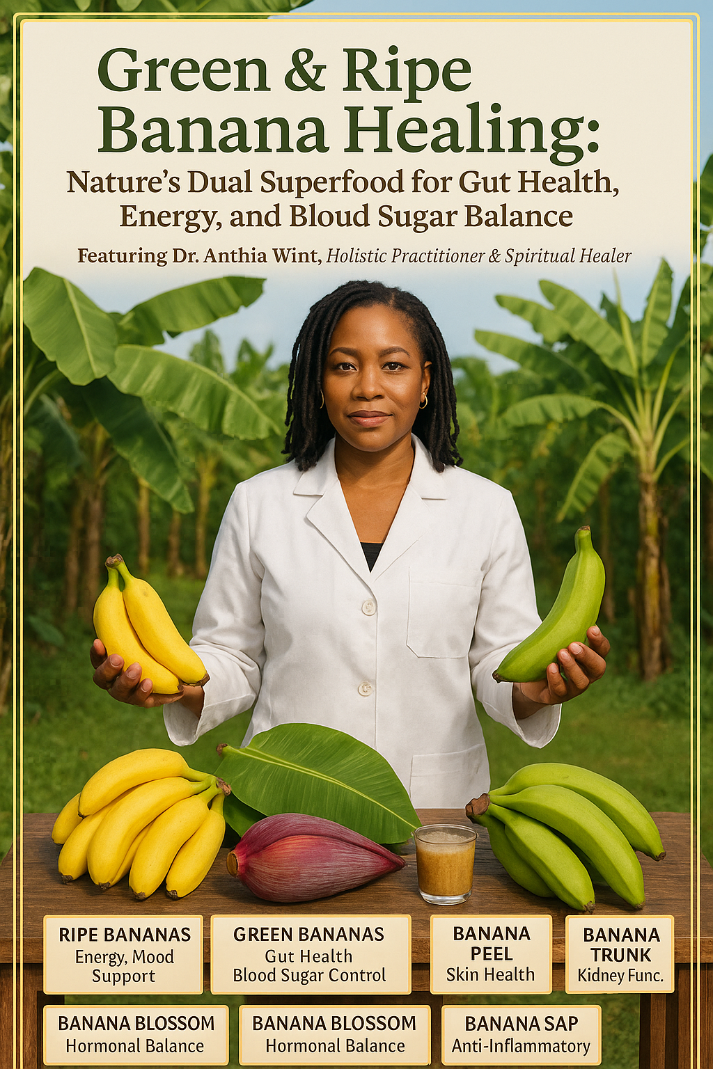 “Super healing Power of Green & Ripe: Nature’s Dual Superfood for Gut Health, Energy, and Blood Sugar Balance”