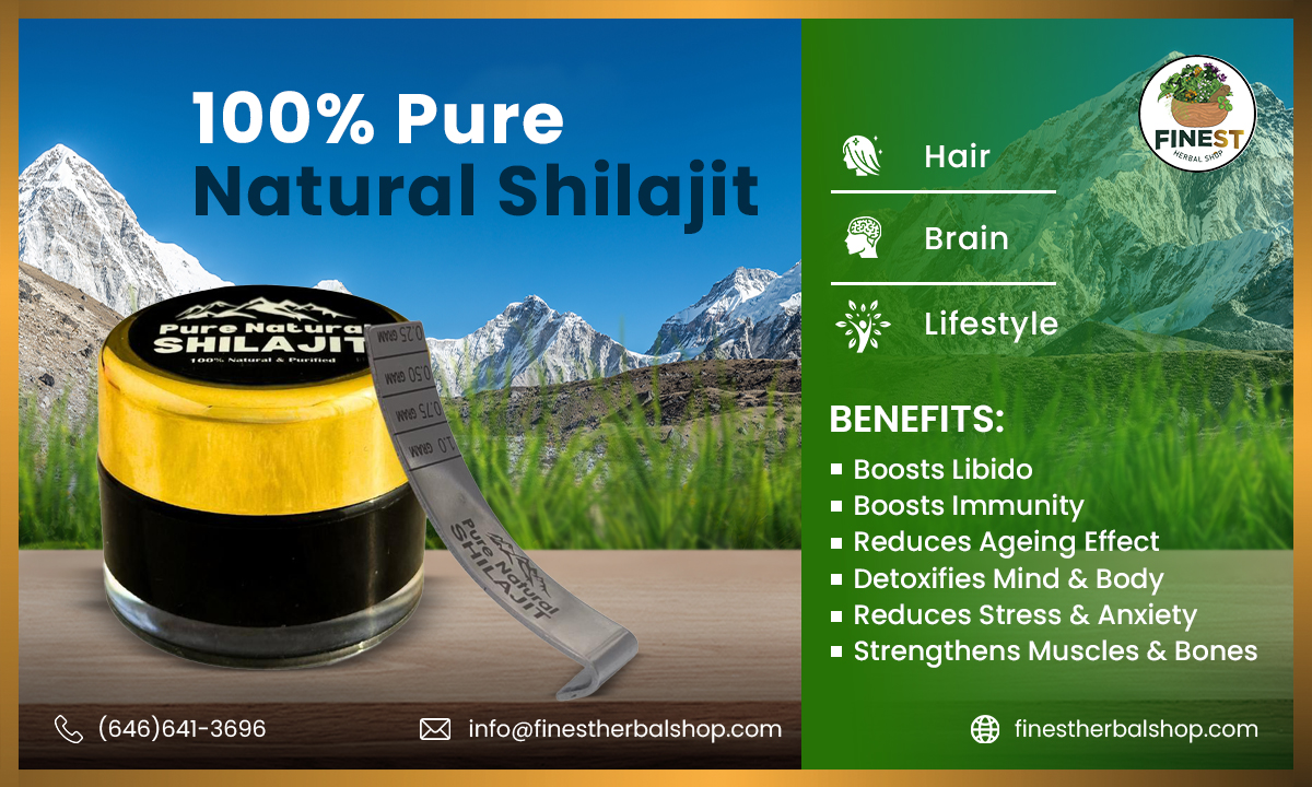 100% Pure Natural Shilajit -Nature’s Supercharged Adaptogen
